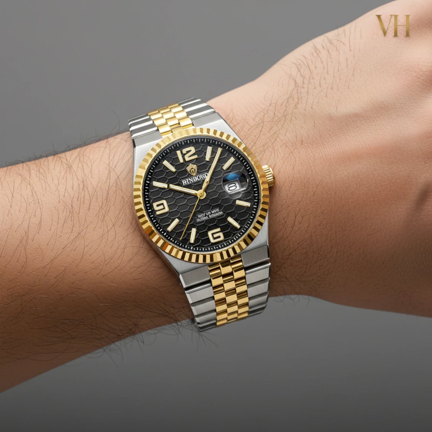 Bin Bond Imperium® Black Dial Two Tone 44mm