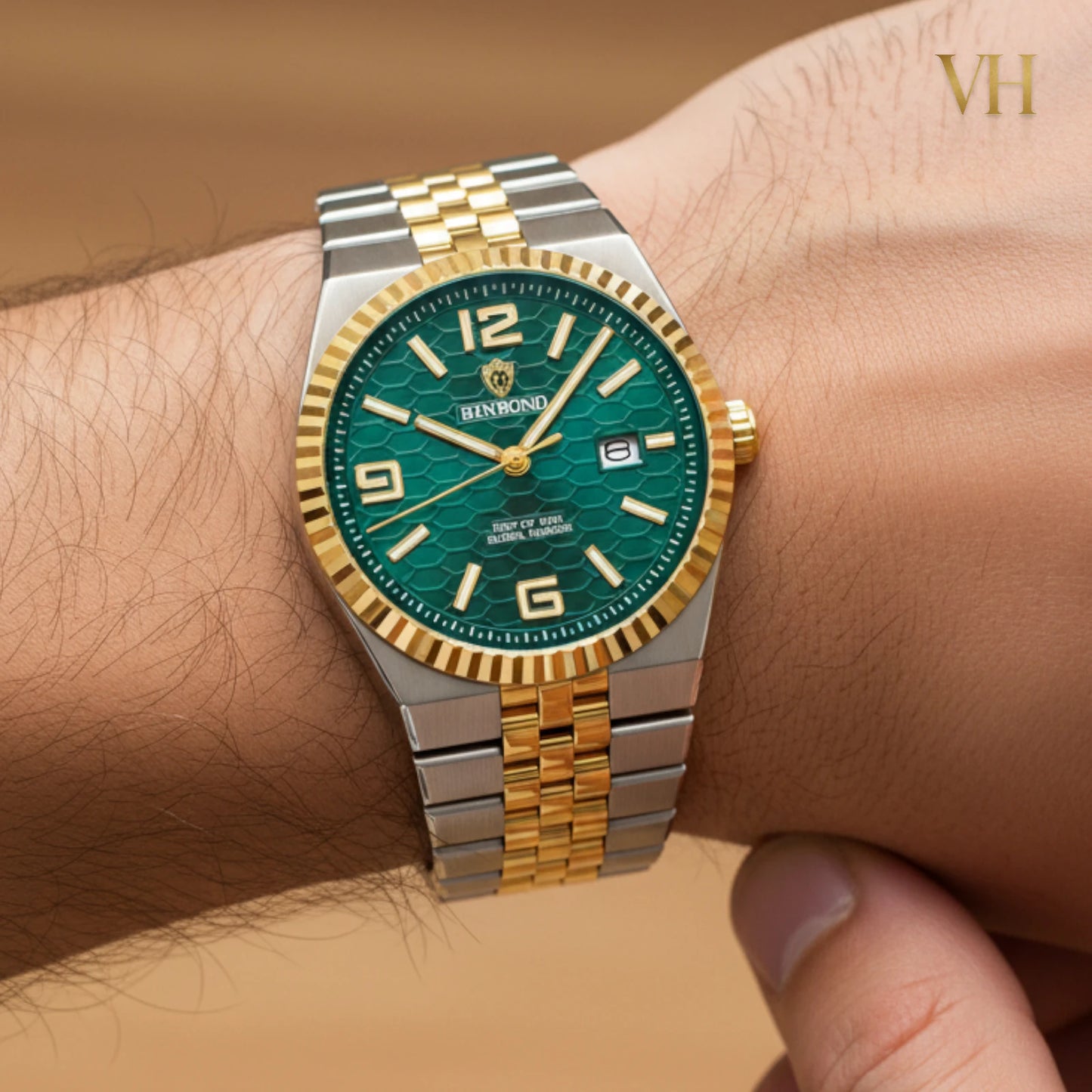 Bin Bond Imperium® Green Dial Two Tone 44mm