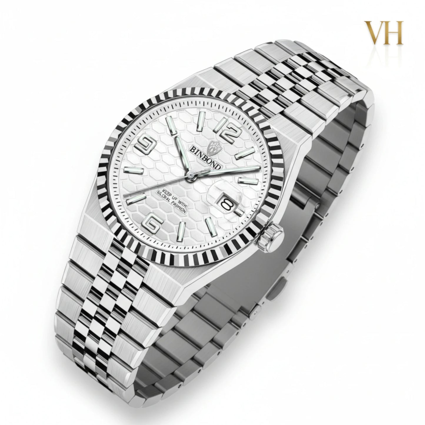 Bin Bond Imperium® Silver Dial Silver 44mm