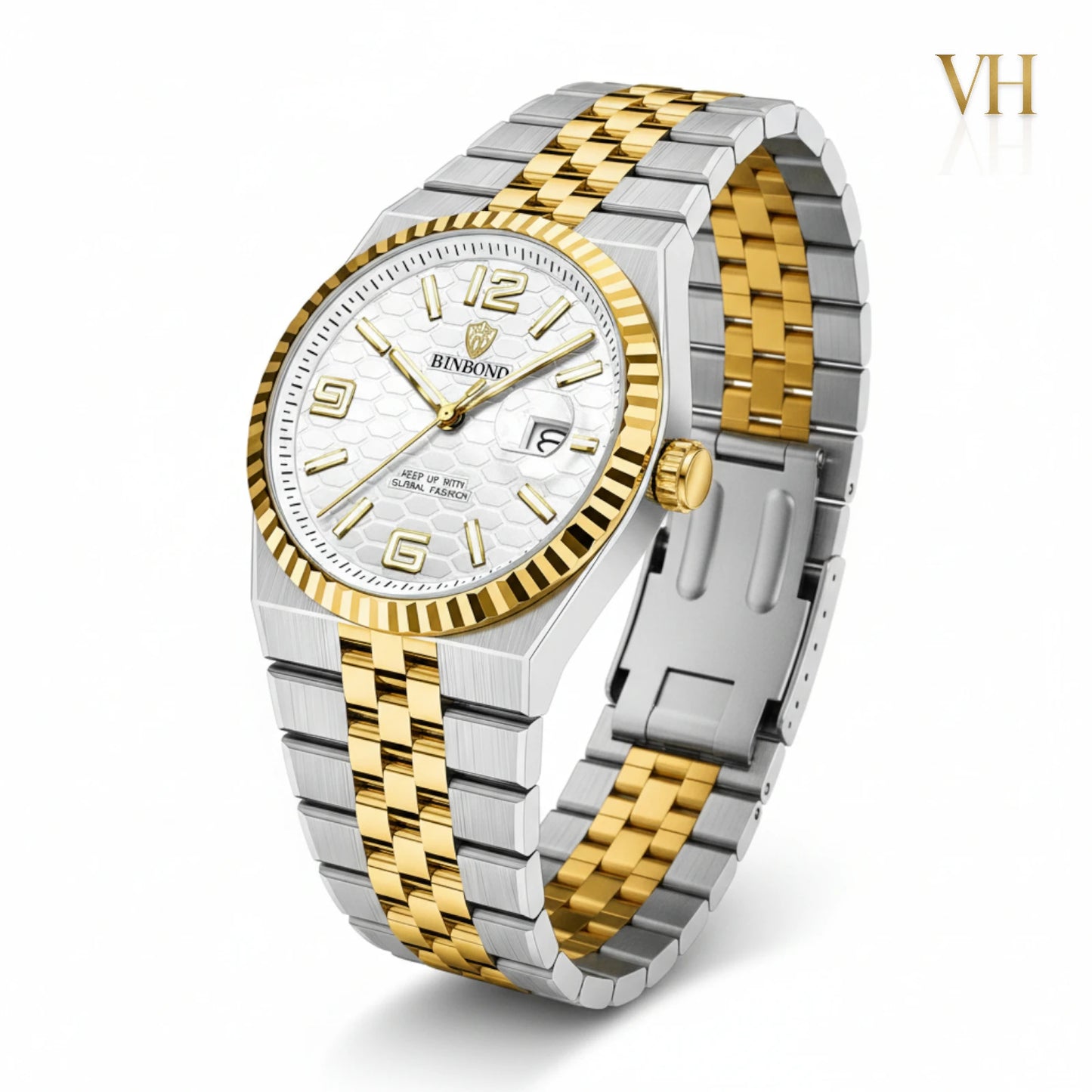 Bin Bond Imperium® Silver Dial Two Tone 44mm