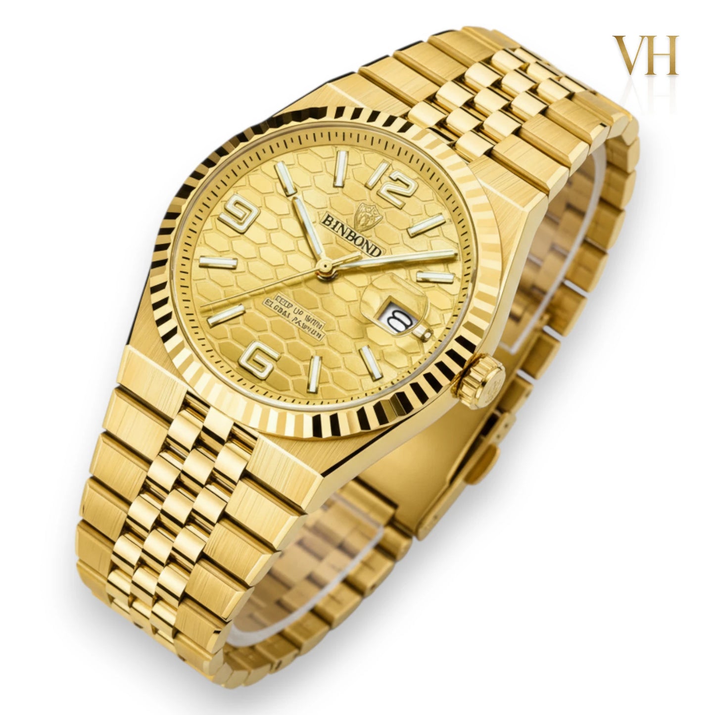 Bin Bond Imperium® Champagne Dial Gold 44mm
