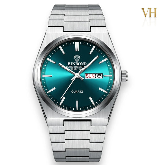 Bin Bond Continuum® Silver Green Dial 44mm