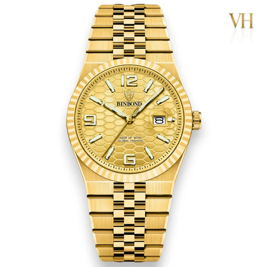 Bin Bond Imperium® Champagne Dial Gold 44mm