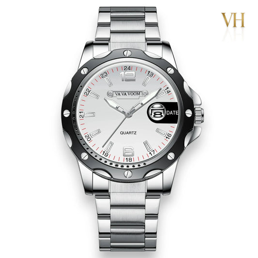 VA VA VOOM Decided Silver White 44mm