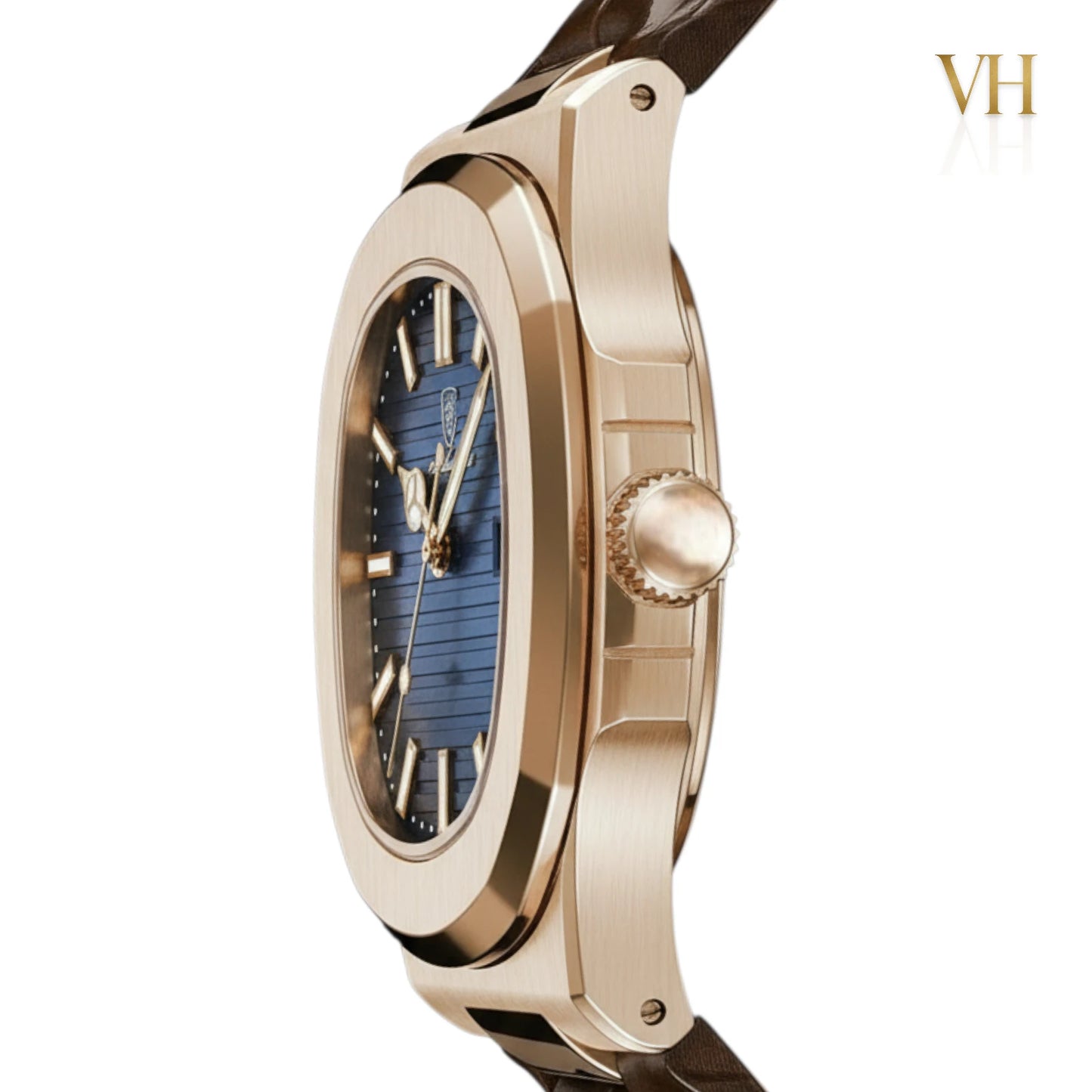 Poedagar Sovereigh® Sapphire Gold 44mm