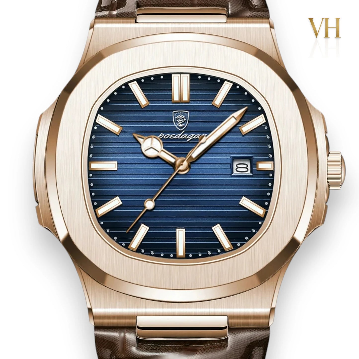 Poedagar Sovereigh® Sapphire Gold 44mm