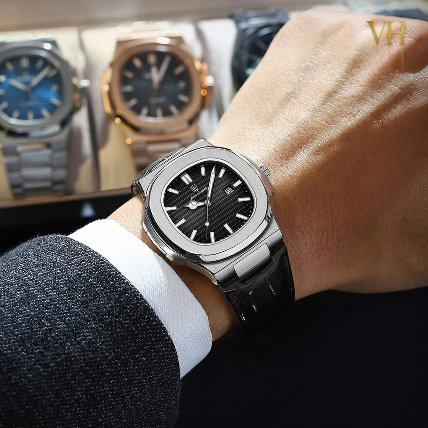 Poedagar Sovereigh® Obsidian Night 44mm