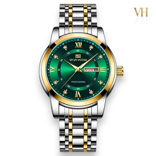 VA VA VOOM True Trust Emerald Green & Gold 44mm