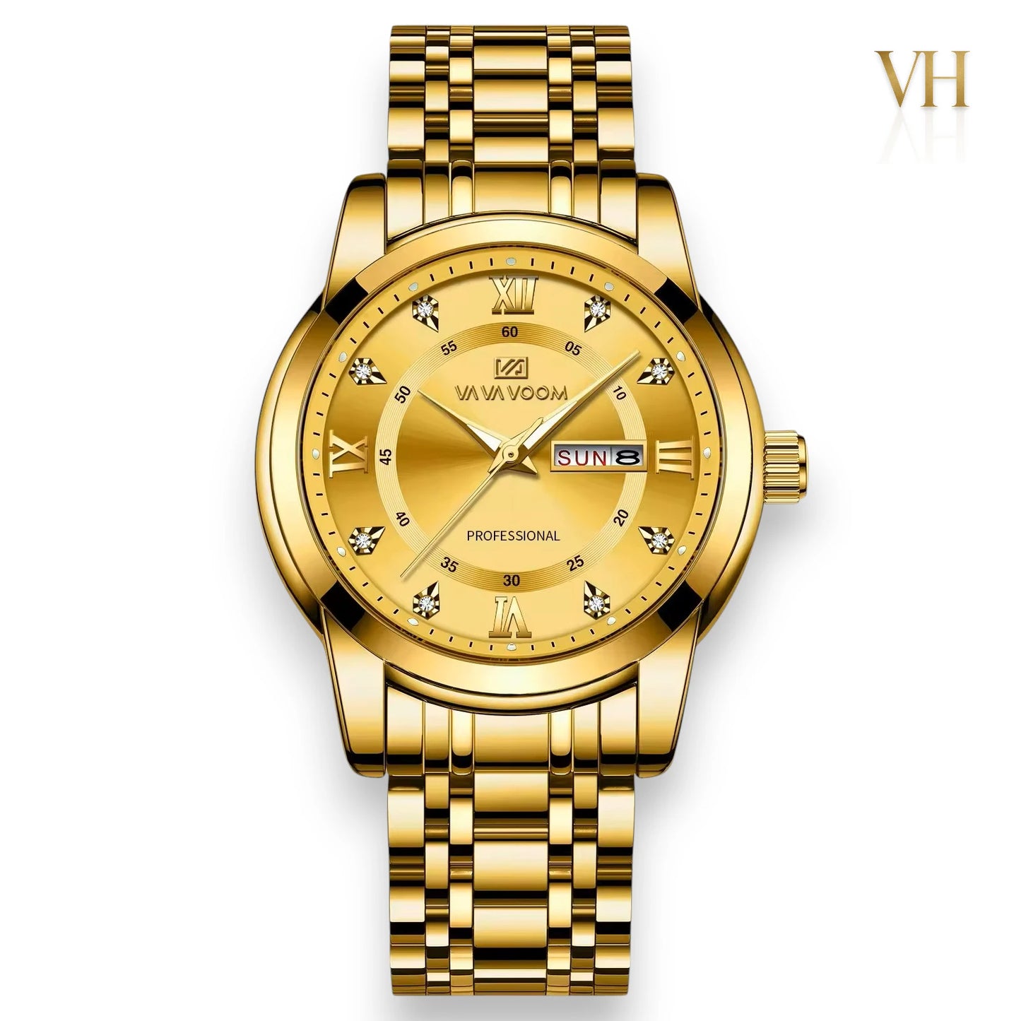 VA VA VOOM True Trust Full Gold Prestige 44mm