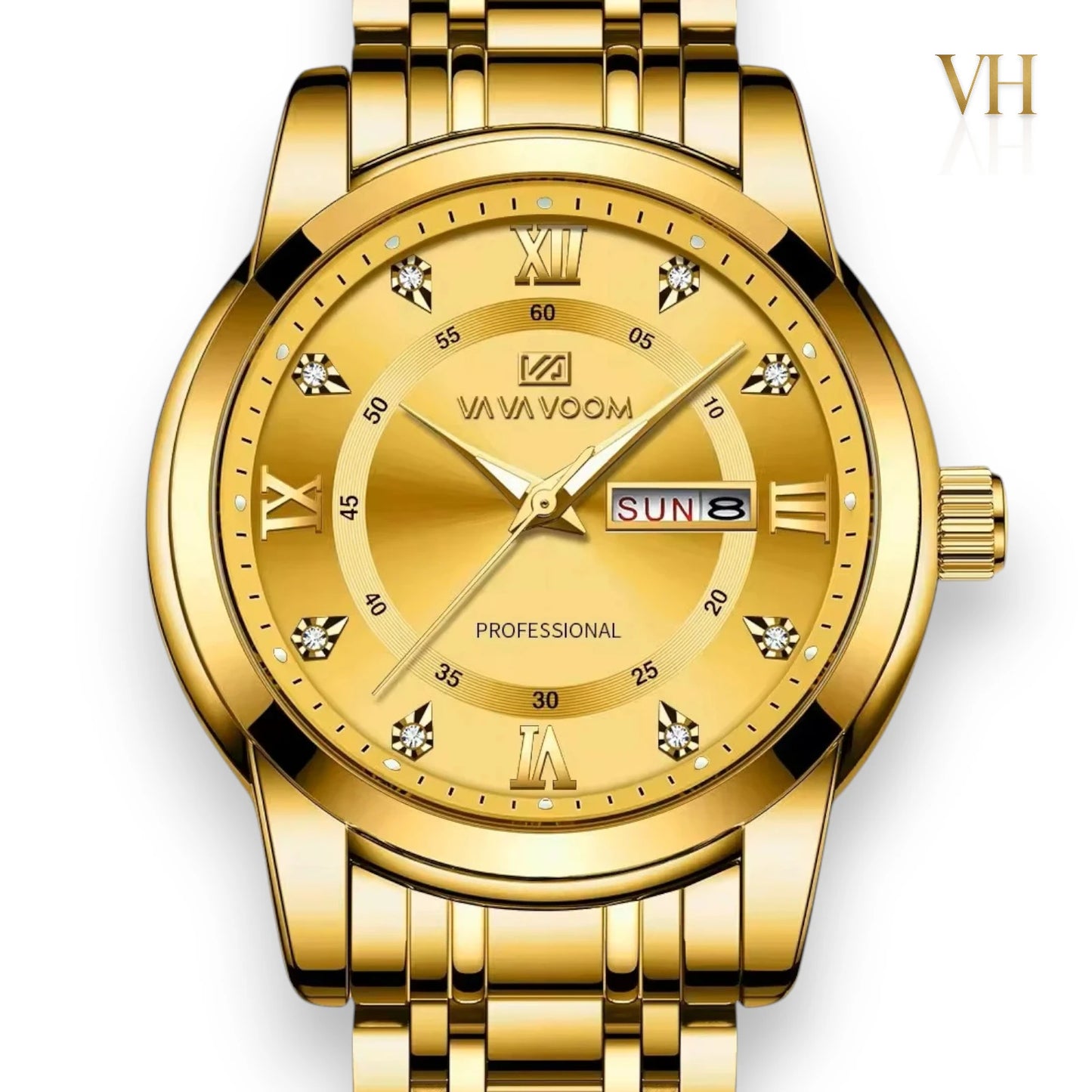 VA VA VOOM True Trust Full Gold Prestige 44mm