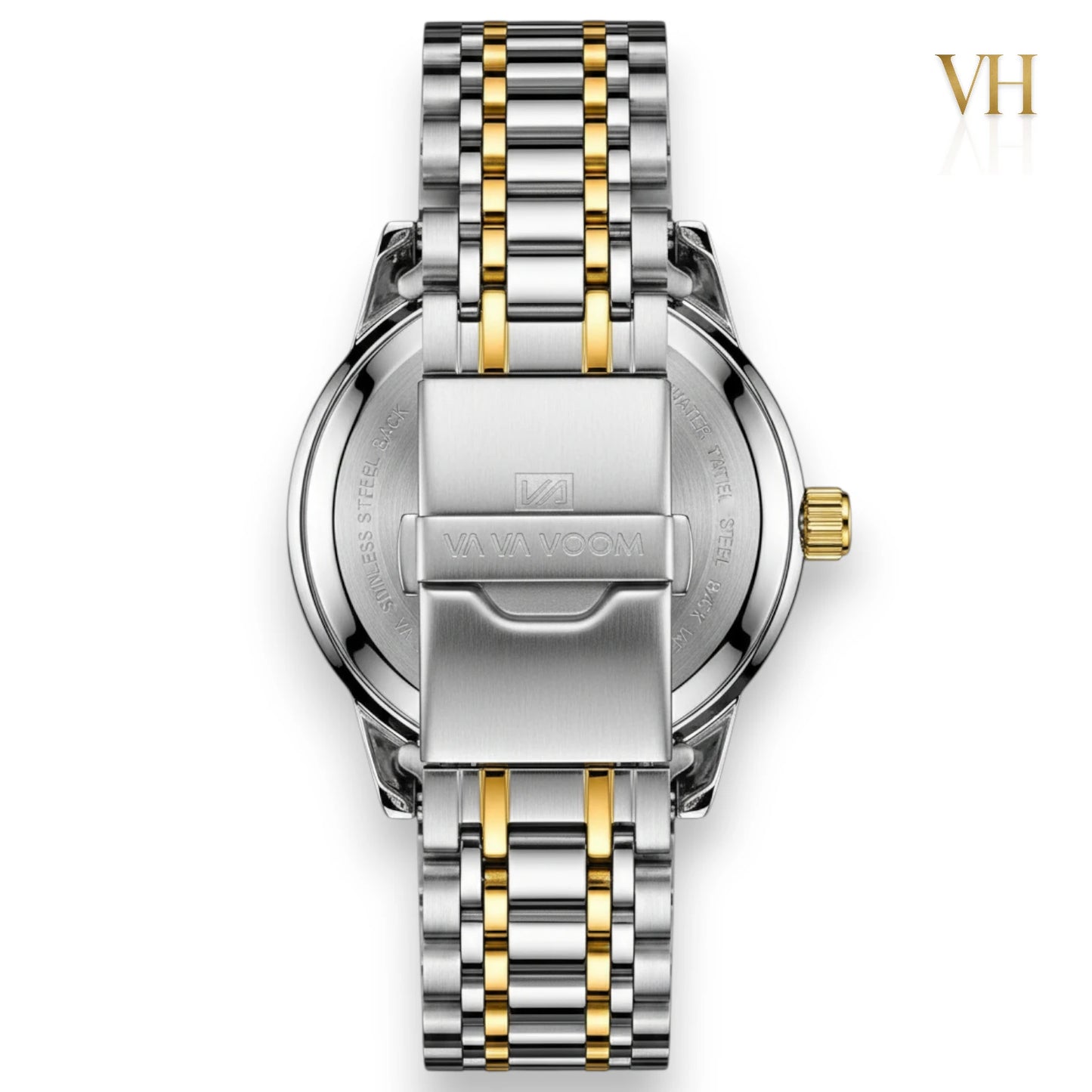 VA VA VOOM True Trust Midnight Black & Gold 44mm