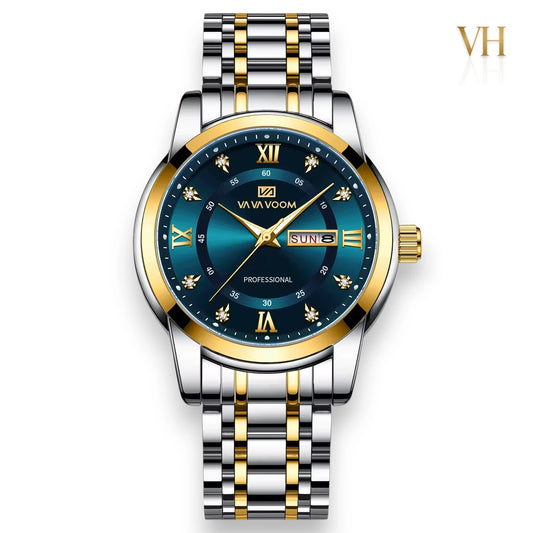 VA VA VOOM True Trust Royal Blue & Gold 44mm