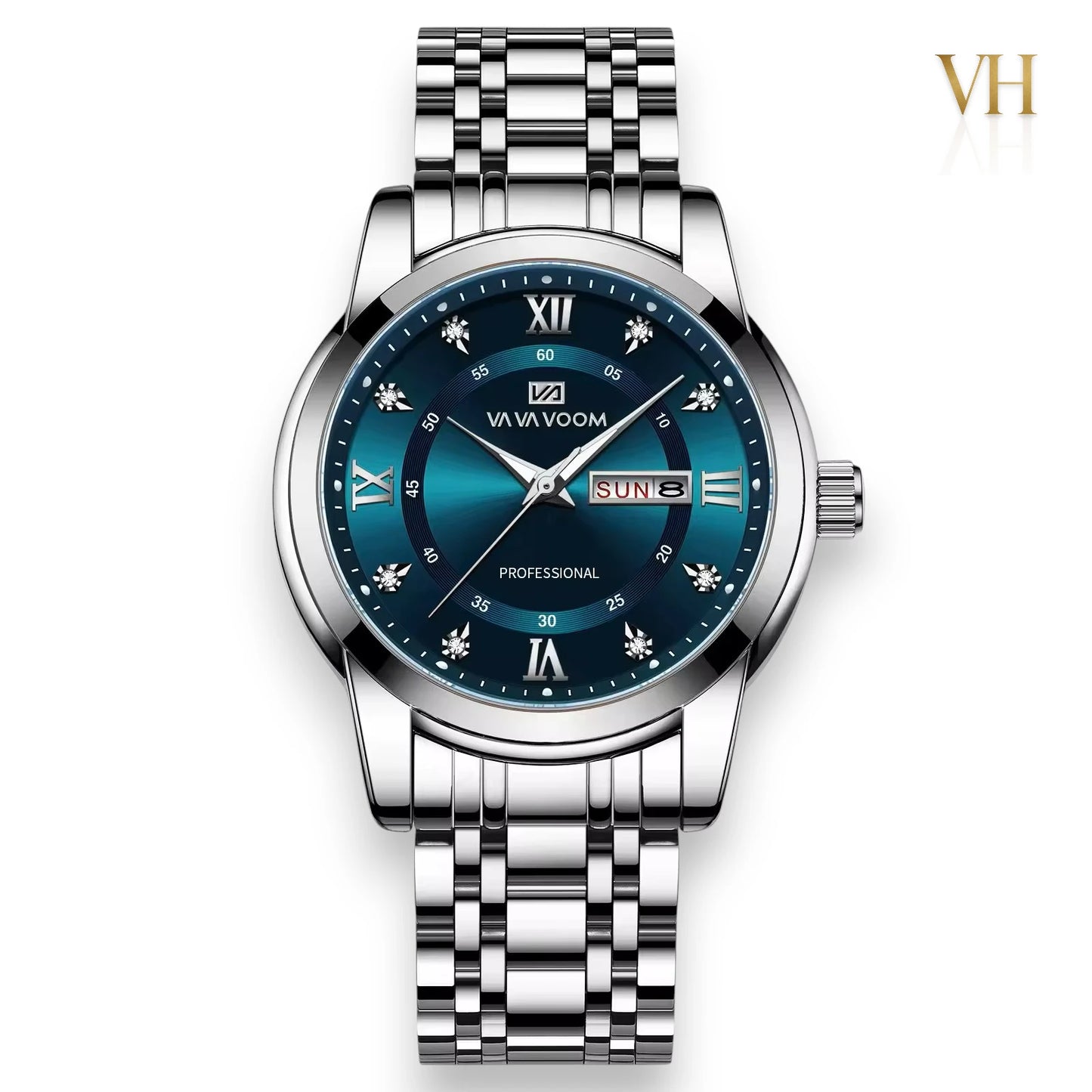 VA VA VOOM True Trust Deep Blue & Silver 44mm