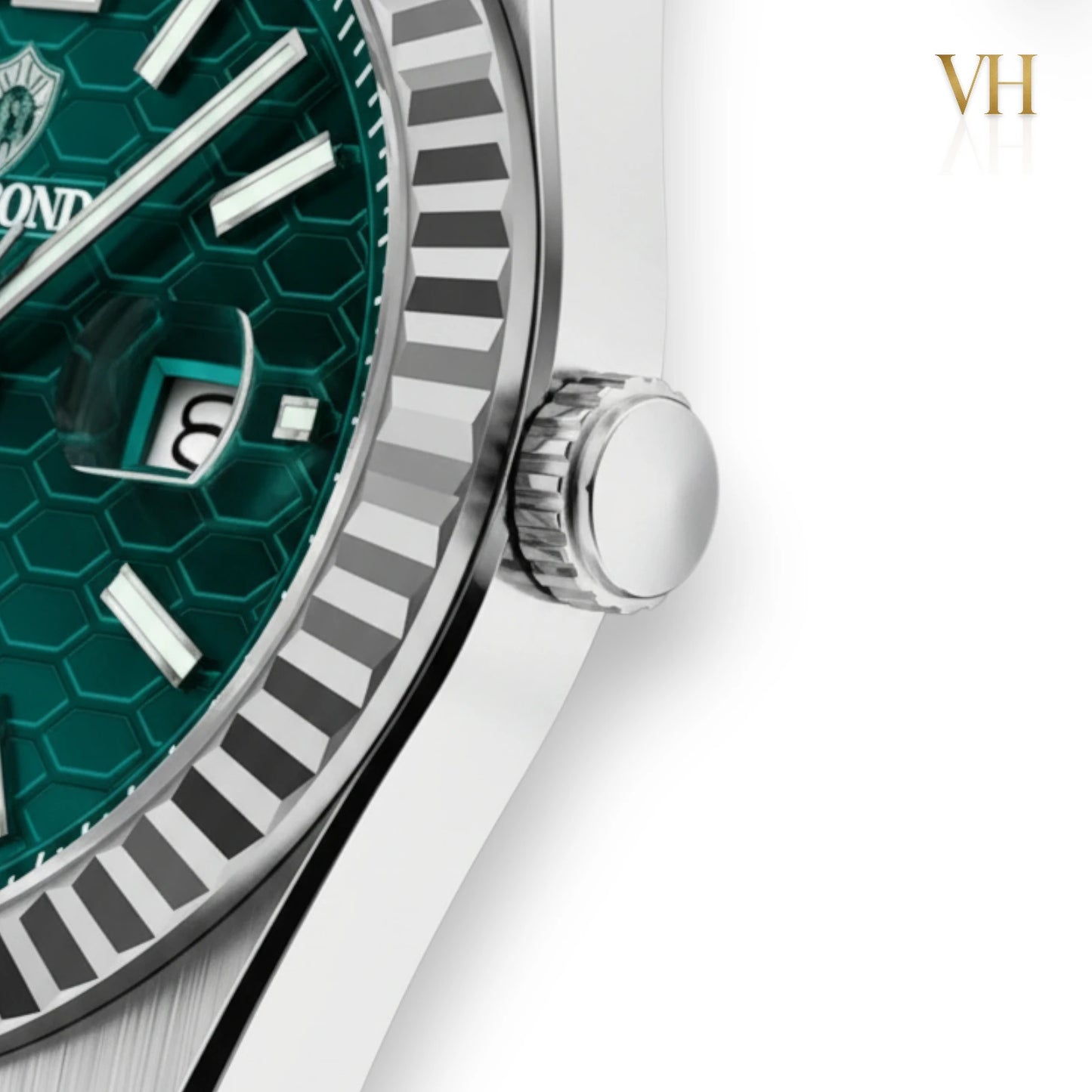 Bin bond Imperium® Green DIal Silver 44mm