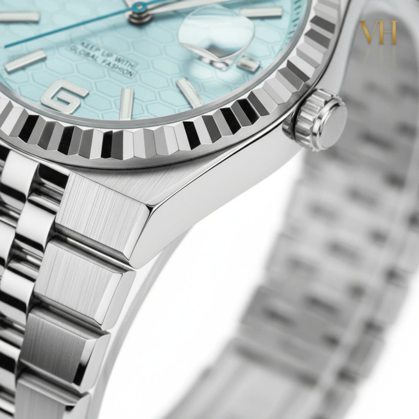 BIn Bond Imperium® Ice Blue Dial Silver 44mm