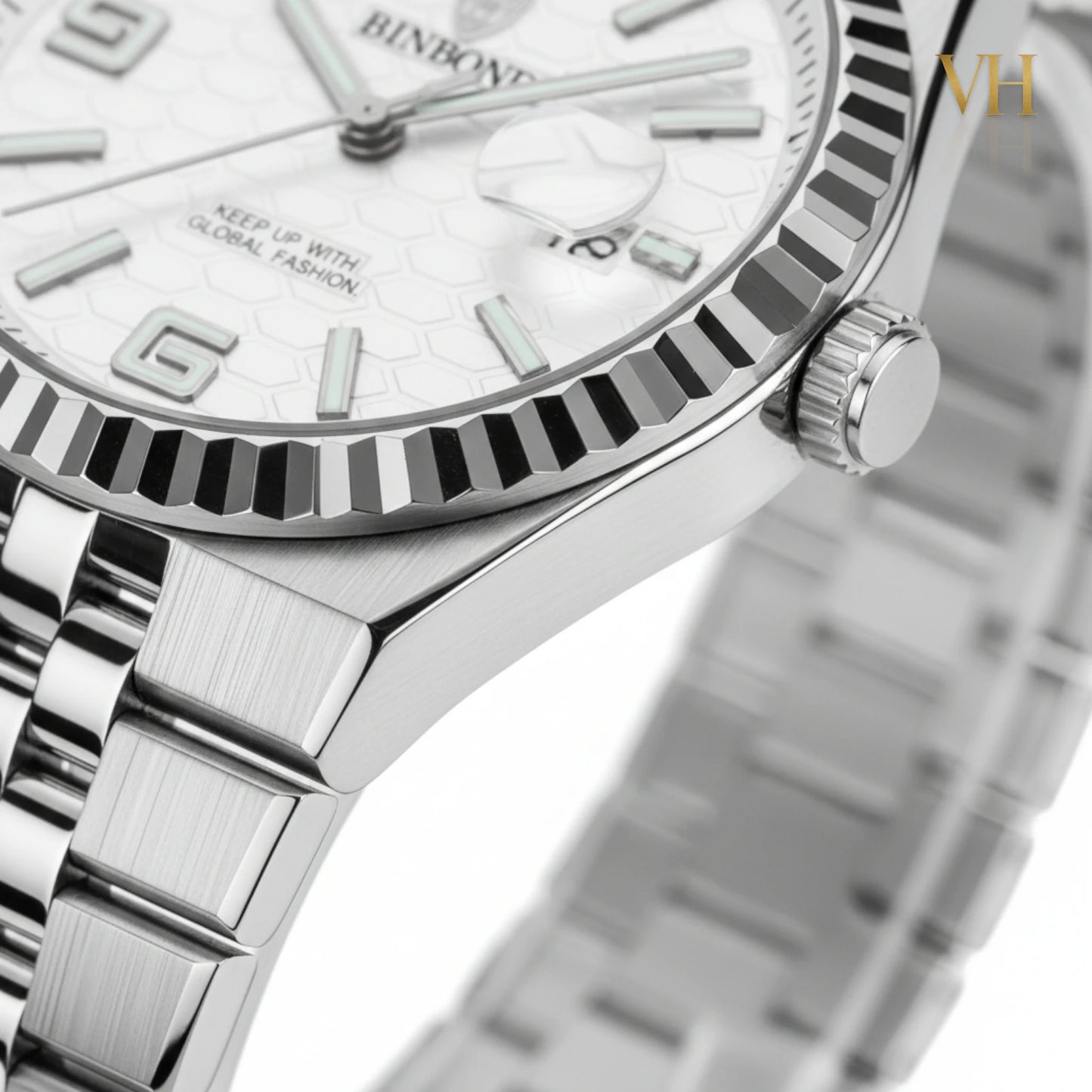 Bin Bond Imperium® Silver Dial Silver 44mm
