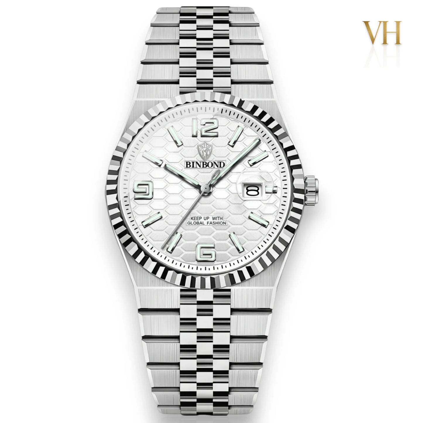 Bin Bond Imperium® Silver Dial Silver 44mm