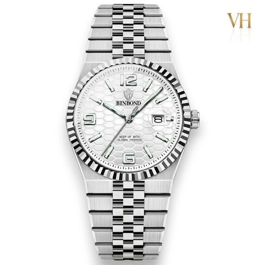 Bin Bond Imperium® Silver Dial Silver 44mm