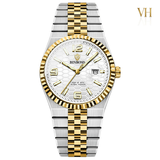 Bin Bond Imperium® Silver Dial Two Tone 44mm