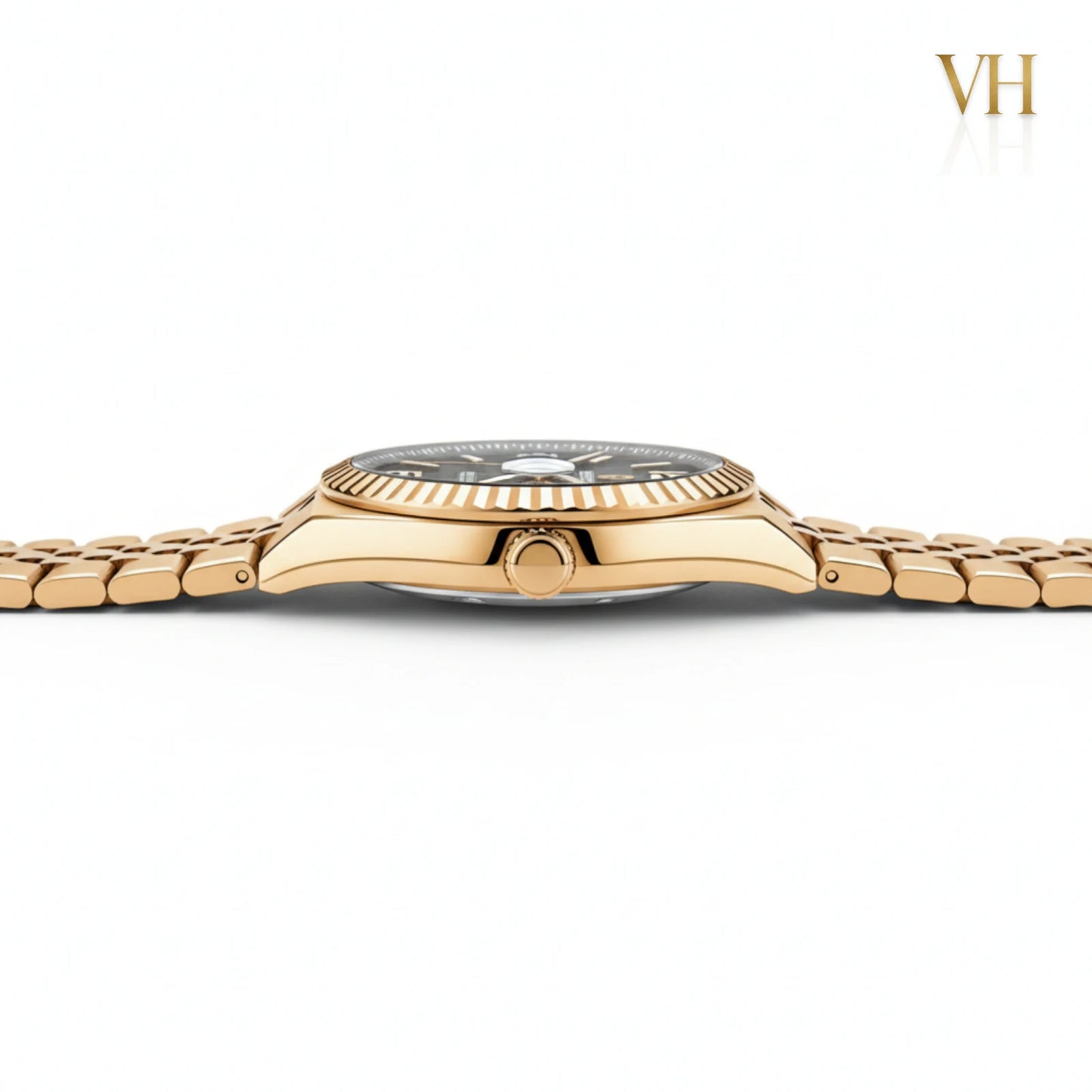 Bin Bond Imperium® Black Dial Rose 44mm