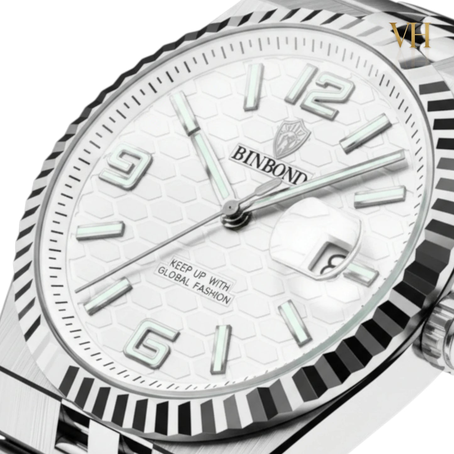 Bin Bond Imperium® Silver Dial Silver 44mm