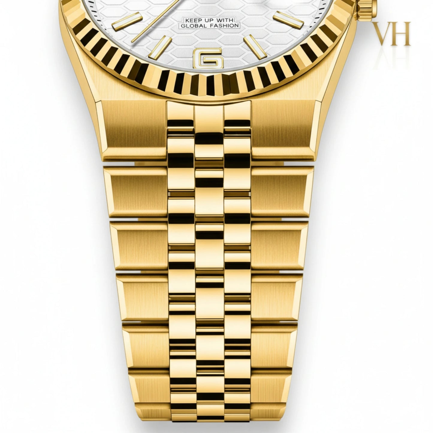 Bin Bond Imperium® Silver Dial Gold 44mm