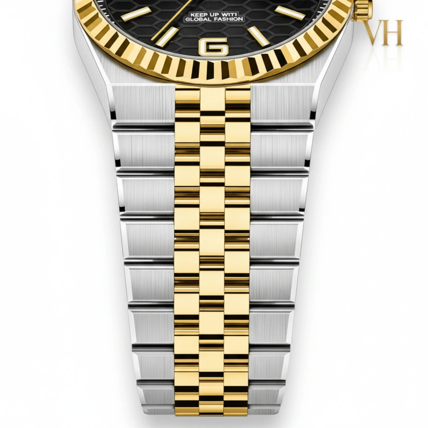 Bin Bond Imperium® Black Dial Two Tone 44mm