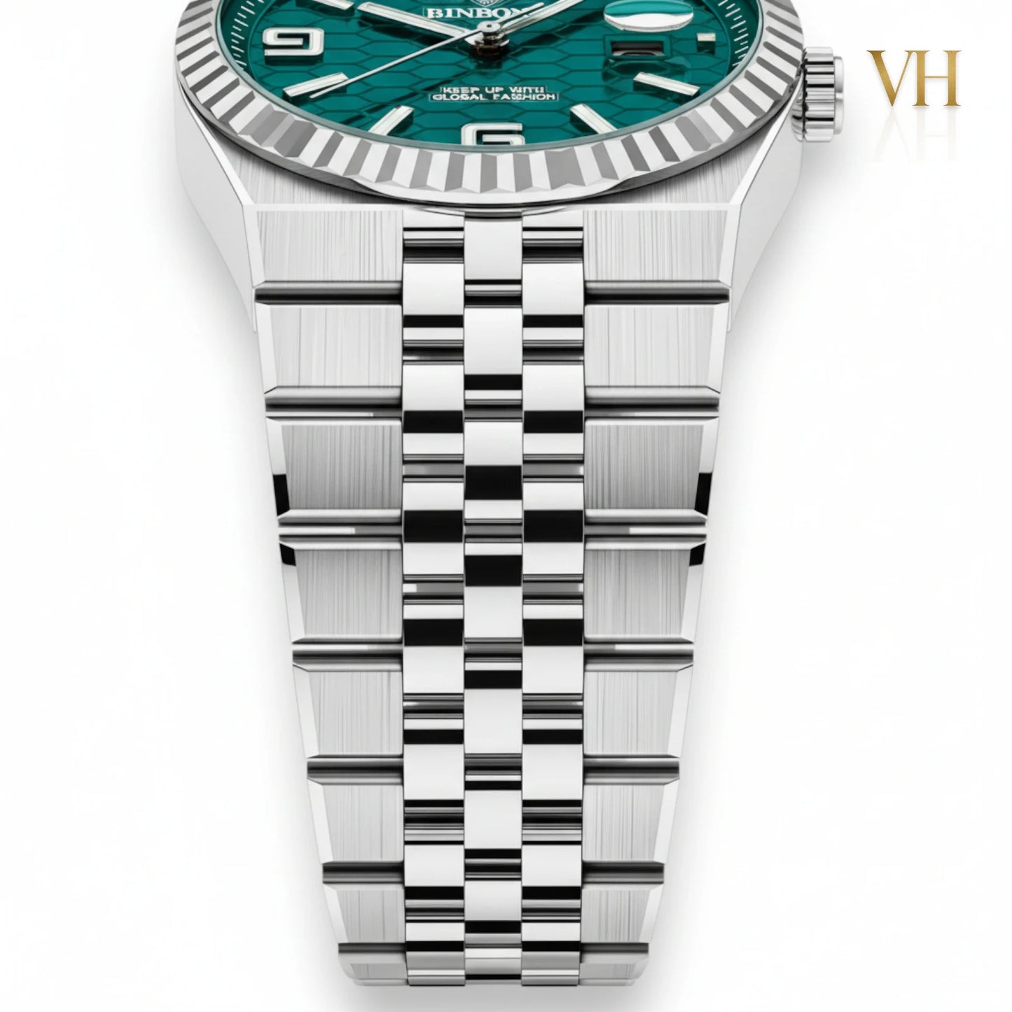 Bin bond Imperium® Green DIal Silver 44mm