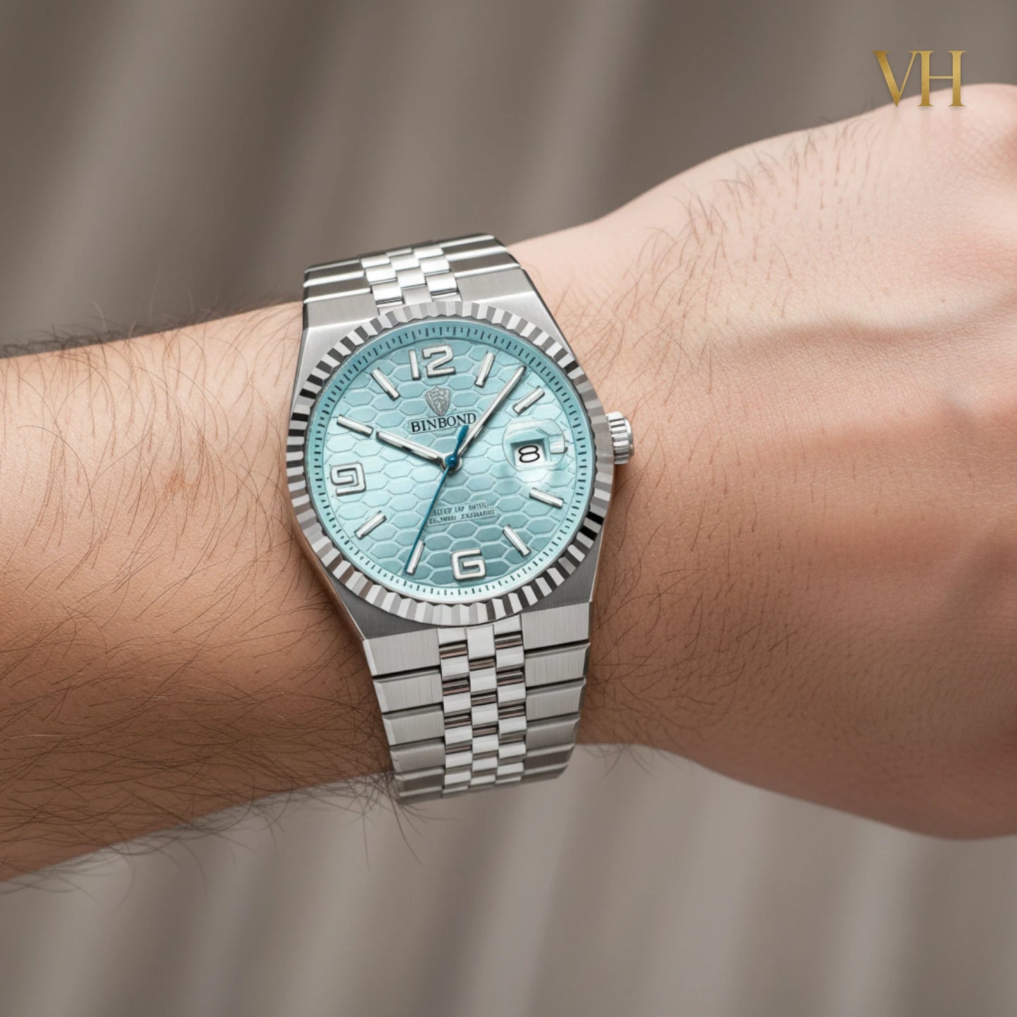 BIn Bond Imperium® Ice Blue Dial Silver 44mm