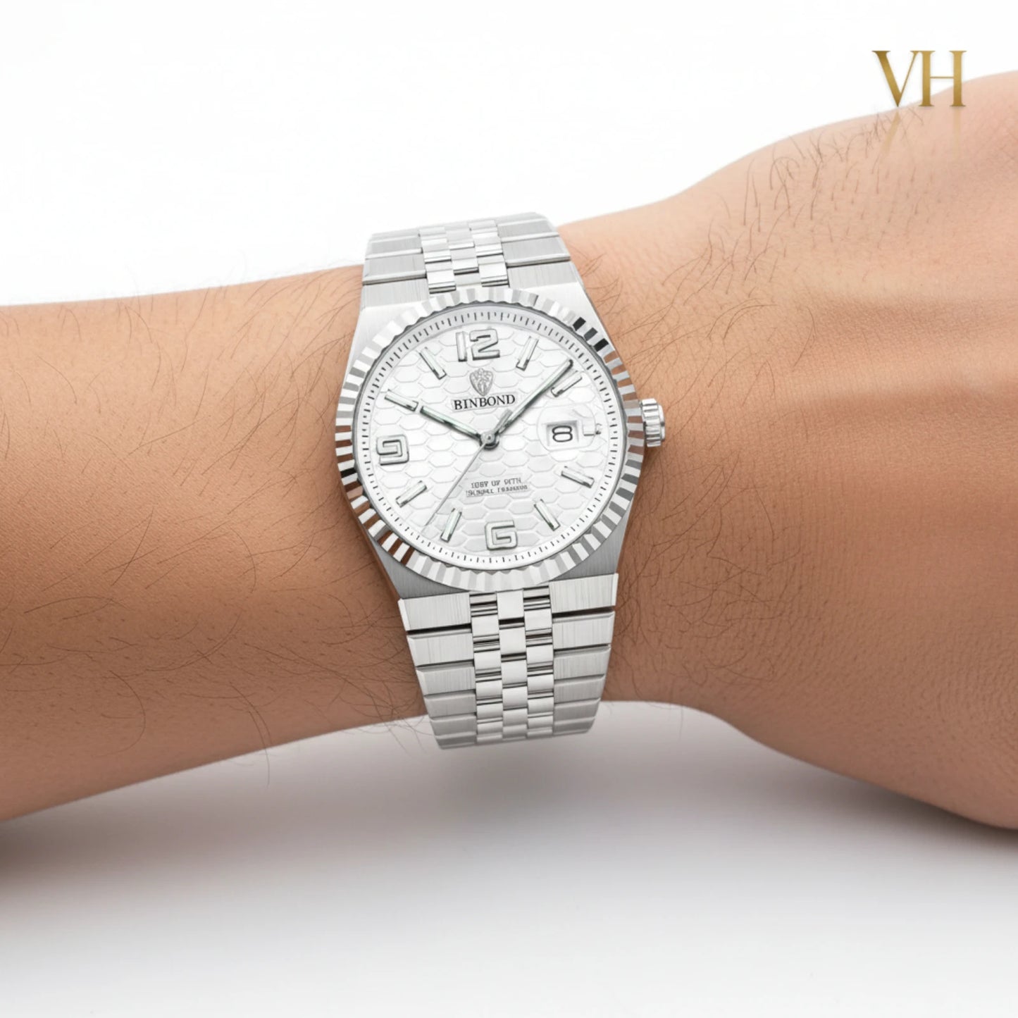 Bin Bond Imperium® Silver Dial Silver 44mm