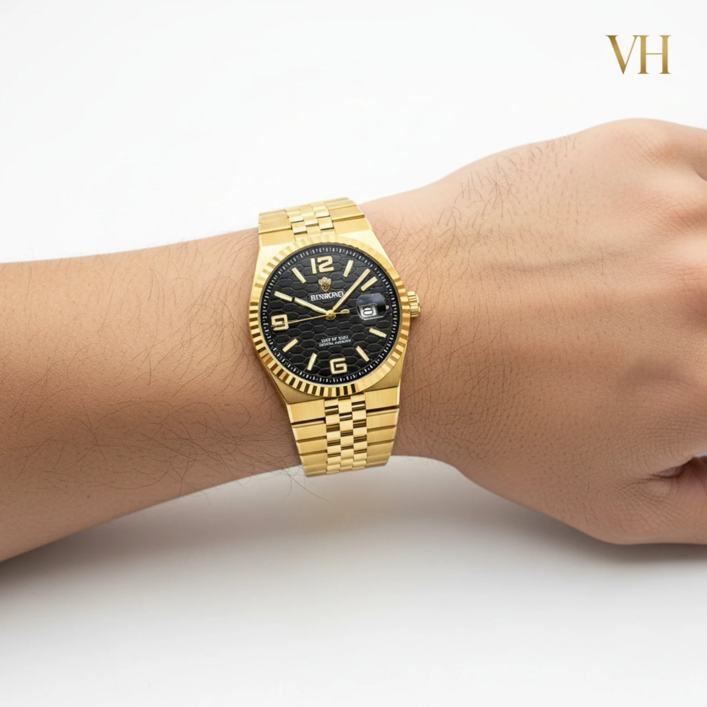 Bin Bond Imperium® Black Dial Gold 44mm