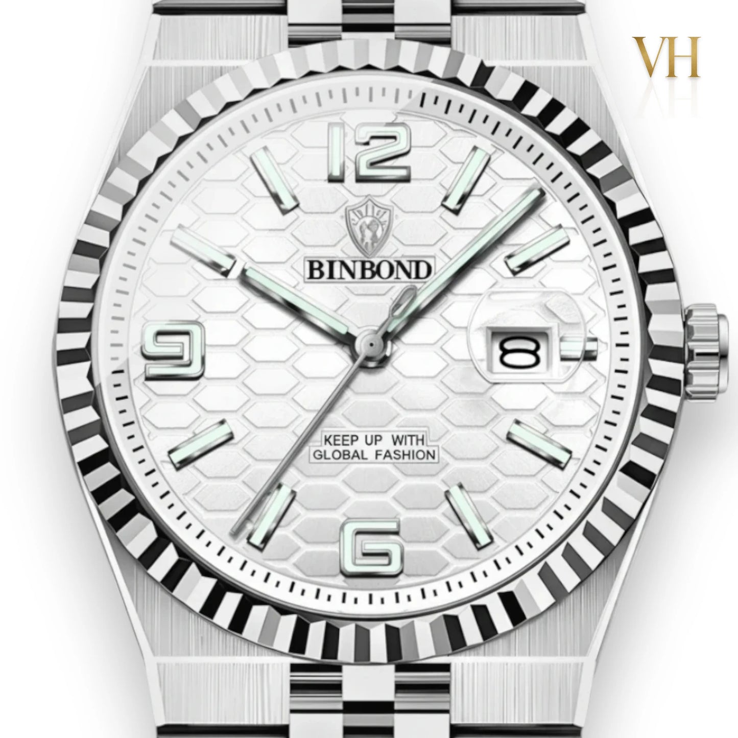Bin Bond Imperium® Silver Dial Silver 44mm