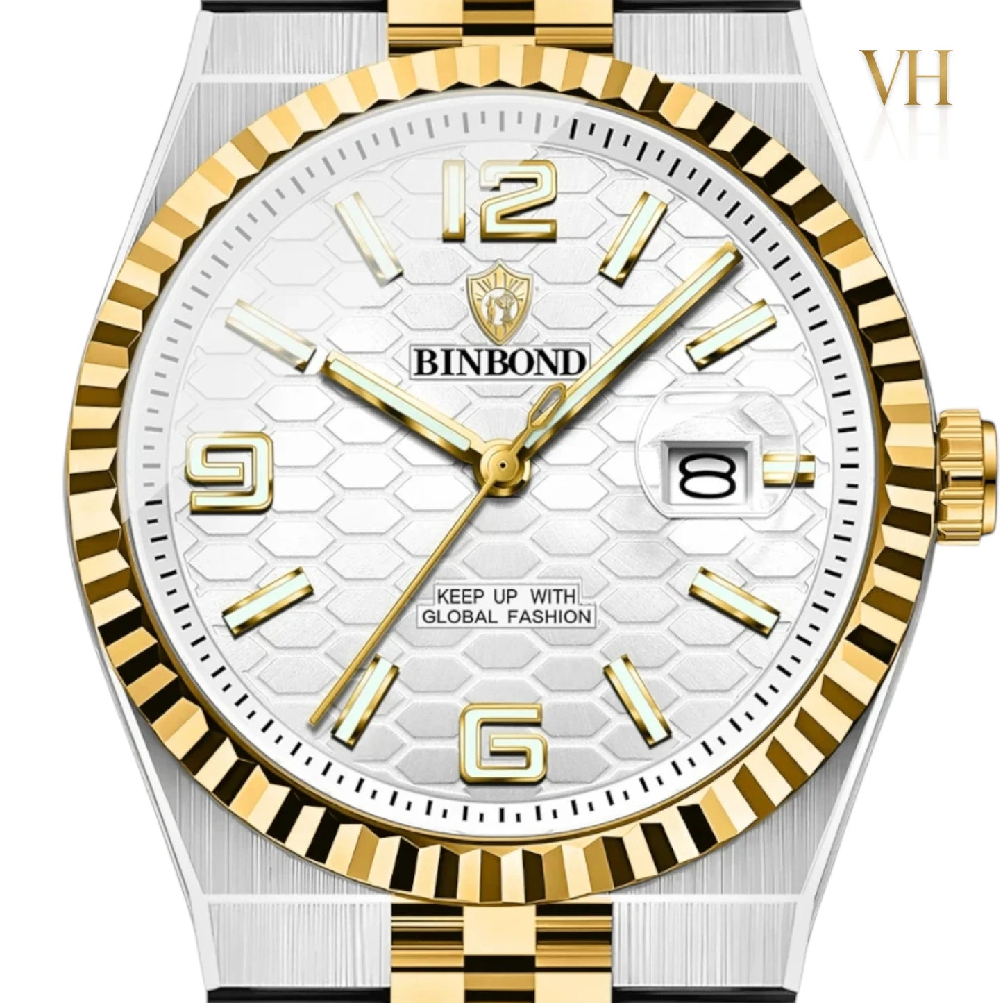 Bin Bond Imperium® Silver Dial Two Tone 44mm