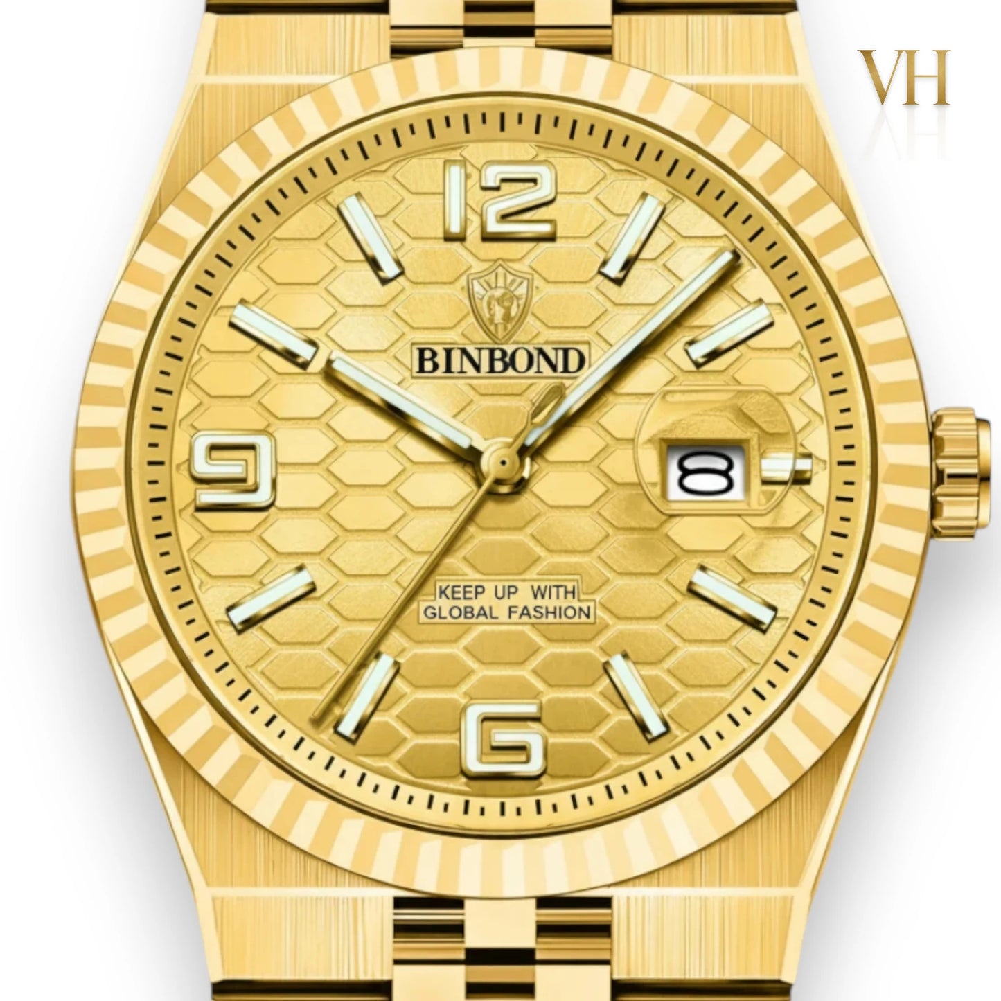 Bin Bond Imperium® Champagne Dial Gold 44mm